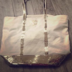 Victoria Secret sequins tote